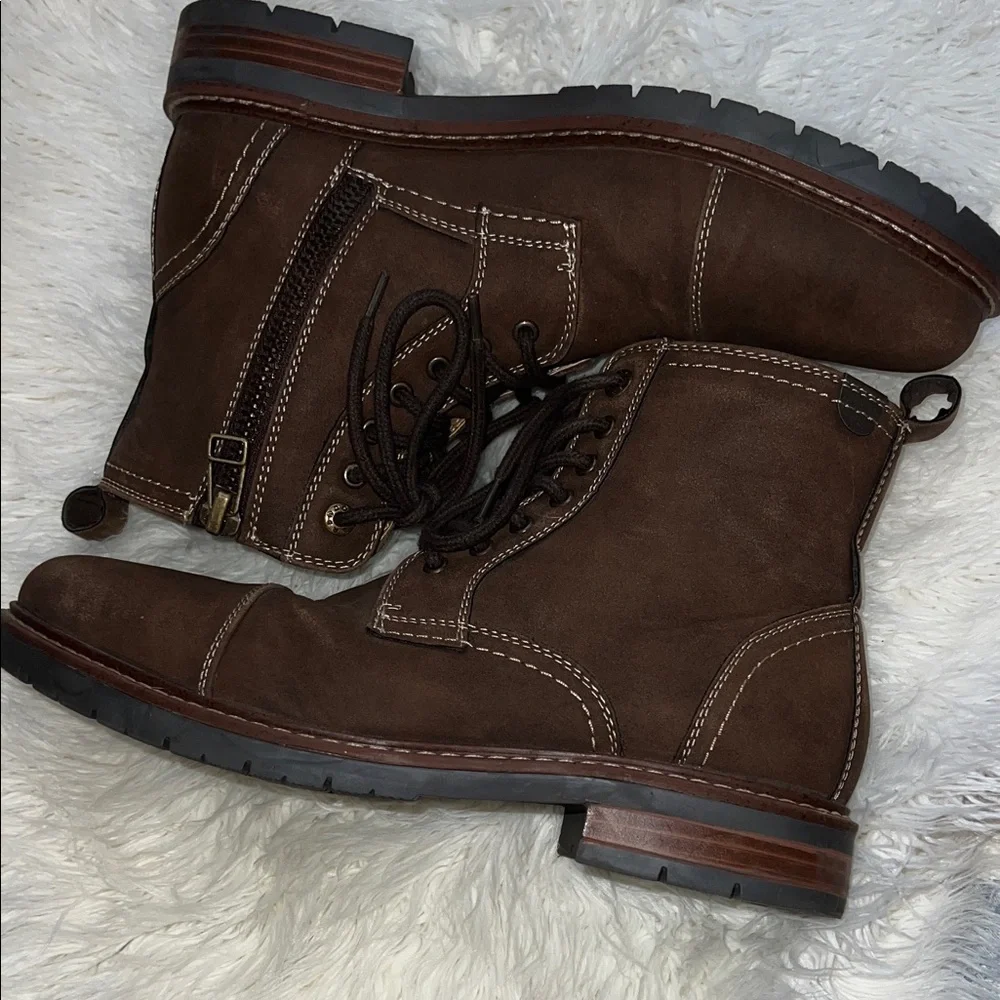 Dockers Dark Brown Lace-Up Boots 8